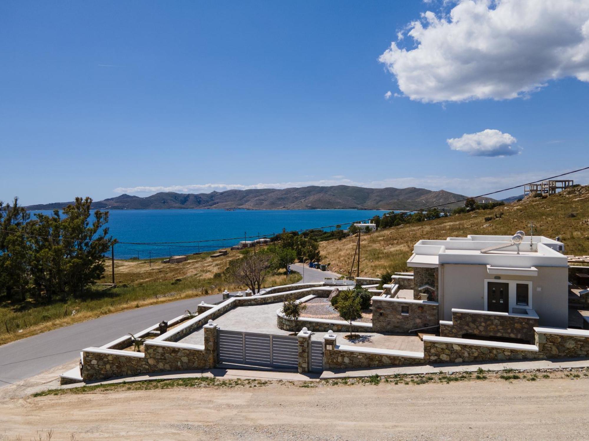 Filokalia 4 Veins - Vacation House With Sea View Каристос Экстерьер фото